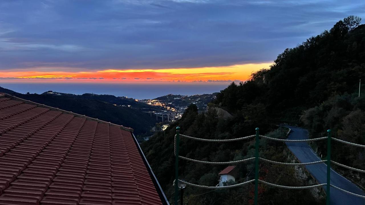 Villa Di Campagna Con Vista Mare 5 Camere Da Letto Pampara Extérieur photo