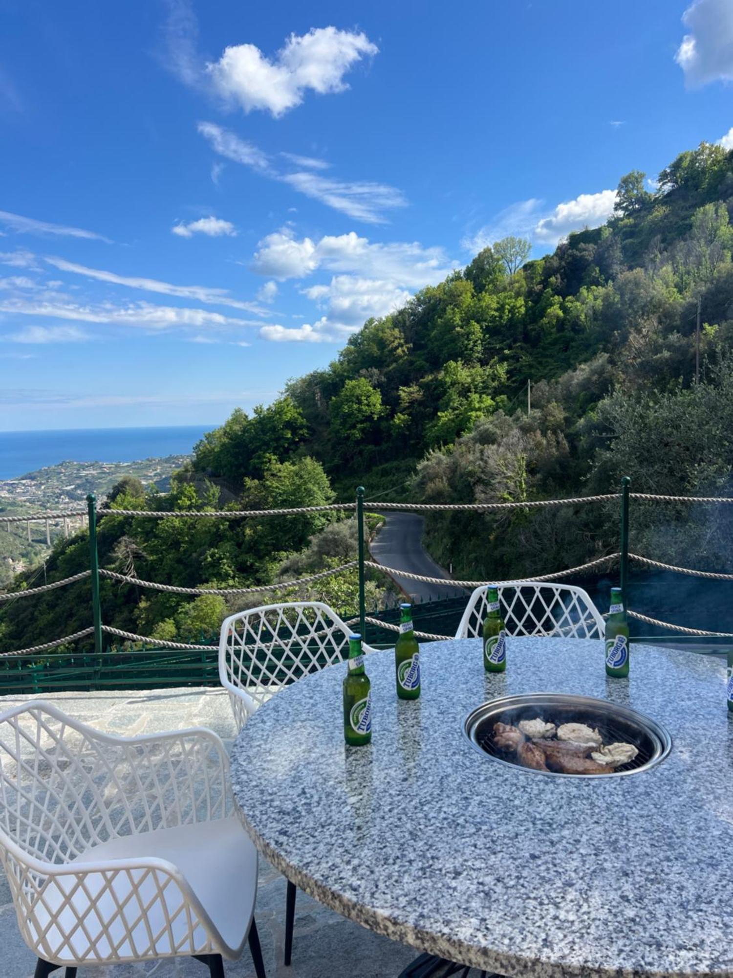 Villa Di Campagna Con Vista Mare 5 Camere Da Letto Pampara Extérieur photo