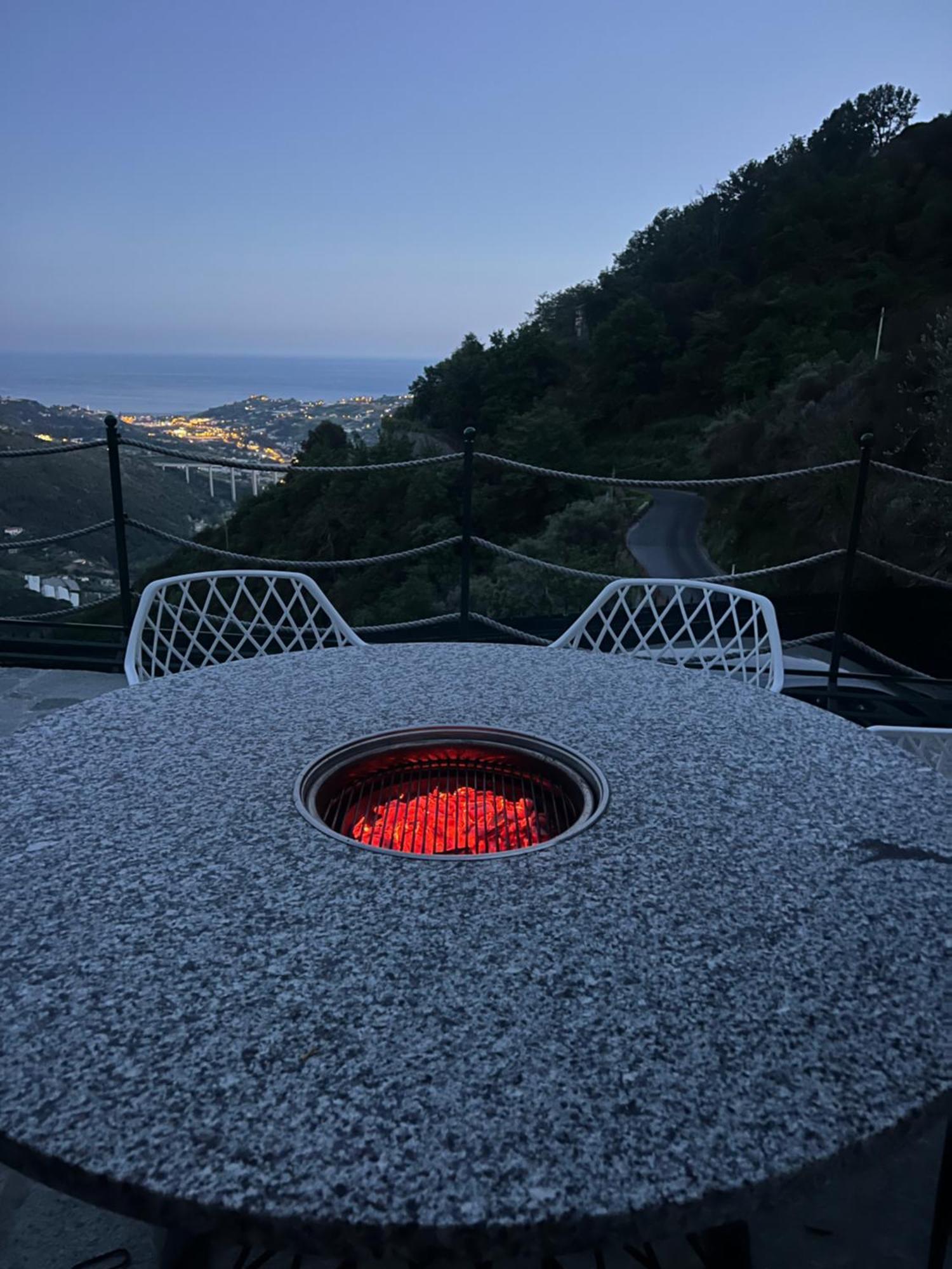 Villa Di Campagna Con Vista Mare 5 Camere Da Letto Pampara Extérieur photo